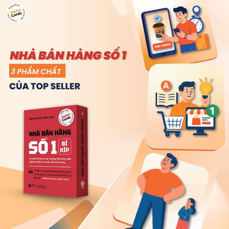 Flashcard Nhà Bán Hàng Số 1 – 52 chiến thuật đỉnh cao từ các thương hiệu lớn giúp bạn định vị và dẫn đầu thị trường